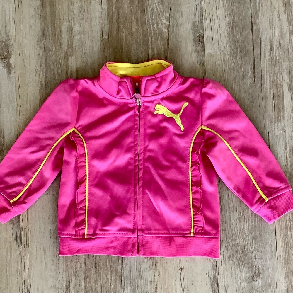 Puma Infant Jacket 6-9 Months Hot Pink
